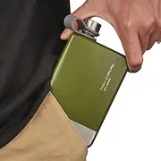 Flat Water Bottles for Travel | Multipurpose Portable Liquor Flasks for Men | Washable Liquor Containers for Camping Outdoor Outing Hiking Backpacking