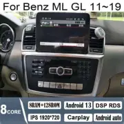 8.8" Android Navigation Car Gps Stereo For Mercedes Benz Ml Gl 11~19 8+64g