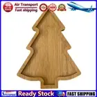 LF# Wooden Serving Tray Christmas Tree Tray Plate for Restaurant Home (Pointy Tr