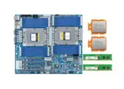 Gigabyte MZ73-LM1 With 2x AMD EPYC Genoa 9174F 16Cores 4.1GHz CPU +64GB DDR5 RAM