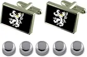 [Select Gifts] Shirt Dress Studs Ghent City Belgium Flag Cufflinks