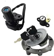 Ignition Switch for MT03 FZ09 MT09 FZ6 XJ6 for FZ6R for YZF-R1 Motorcycle Ignition Switch Seat Handle Lock Key Fuel Gas Cap Set Motorcycle Ignition Switch Lock