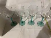 Vintage Luminarc Set Of 4 Wine Glasses