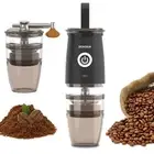 Portable Burr Coffee Grinder, Electric/Manual 2-in-1 Cafe Bean Grind Mill, US...