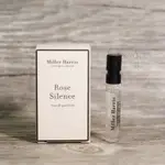 MILLER HARRIS 玫瑰晨語 ROSE SILENCE 中性淡香精 2ML 可噴式 試管香水 全新