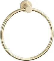Towel Ring Bathroom Light Luxury Brushed Gold Copper Towel Ring Nordic Bathroom Aisle Ring Towel Rack Brass Bathroom Accessories