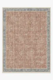 275' x 365' | Machine Washable Runner Rug | Kid & Pet Friendly | Indoor Rug | Celestine Coral Rug | Ruggable