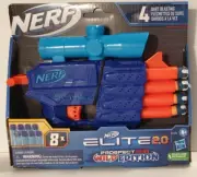 NERF Elite 2.0 Prospect QS-4 Wild Edition Soft Dart Blaster Gun Toy NEW IN BOX..