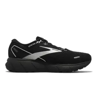 【BROOKS】慢跑鞋 Ghost 14 GTX D Wide 女鞋 黑銀 寬楦頭 路跑 Gore-Tex 防潑水(1203551D020)