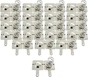 kokiya 20 Pair Battery Plates AA Battery Springs Conversion Spring Metal Contacts Plates Set for Kids Toys