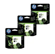 HP 65XL Ink Cartridge Value Pack - Includes: [3 x Black]