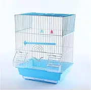 Indoor/Outdoor Aviary Birds Nest Bird Cage Natural Grass Egg Cage Bird House Small Cage for Parrot Canary Set with Standing Stick Water Bowl Food Box Bird Cage Parakeet Cage