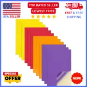 12 Pack Adhesive EVA Foam Sheets: 7x11.3 Inch Sticky Craft Paper for DIY