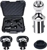 60618 Puck System Gooseneck Hitch Ball Kit Compatible with 2013-2024 Dodge Ram 2500 3500, 2-5/16-Inch Ball, 38000 lbs GTW, 7500 lbs VTW