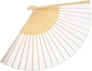 Gatuida Chinese Style Hand Fan Inch Fabric Folding Fan Lightweight Easy to Carry for Wedding Party Performance Birthday