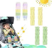 [Arrebol] 3 Pairs of Leg Warmers Baby Toddler Kneepads Crawling helper - children crawling knee protection - Go outside to prevent UV sunburn and prevent mosquitoes from biting your skin, Multi, Uniform