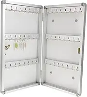 UTHCLO Key Storage Box with Lock Slot Wall Mount Key Organizer Easy for Home Office Schools and More