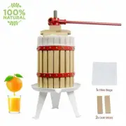 Fruit Wine Press Solid Wood Basket Cider Apple Berries Wine Making Winemaking
