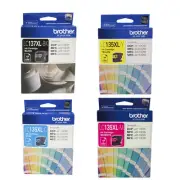 Genuine Brother LC137XL-BK LC135XL-C LC135XL-M LC135XL-Y Ink Cartridge Black