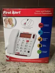 First Alert Big Button Phone W/Emergency Pendant