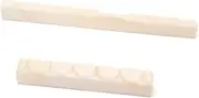 UPKOCH Guitar Classical Bone Arch Saddle Nut Set Dj05/06 Real Ox Bone for 6-string Classical Guitars Easy to Install