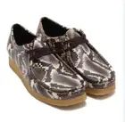CLARKS Wallabee Brown Snake Print Size 9, DS BRAND NEW