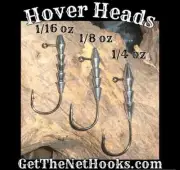Hover Head Jig FFS Livescope Built With Mustad Hooks Strolling 4 Sizes Available