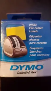DYMO Label Writer 30327 WHITE FILE FOLDER LABELS 260 Total 14 x 87mm
