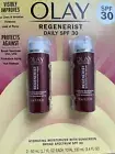 2 X Olay Regenerist Micro-Sculpting Cream Hydrating Face Moisturizer With SPF 30