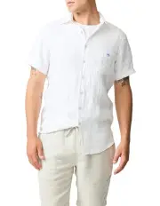 [Rodd & Gunn] Cathedral Cove Short Sleeve Sports Fit Shirt in Snow