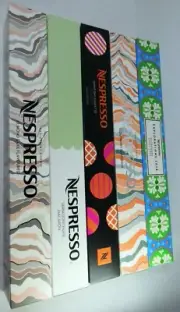 Nespresso 5 Sleeves ( Almond,Galapagos &) Limited Coffee,Original line,Read