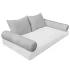 Bolster & Back Rest Pillow Cushion Fiberfill Twin Size "INSERT ONLY" Style4