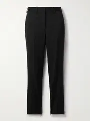 [HELMUT LANG] HELMUT LANG - Wool-twill Slim-leg Pants - Black - medium medium Black