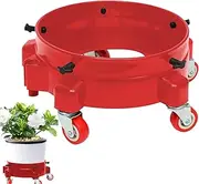 Bucket with Wheels – Mobile Rolling Base, Heavy Duty Utility Caddy for 3.5–7 Gal Buckets | Sturdy Cleaning, 360° Swivel Casters, Durable Construction for Garage Car Wash Workshop