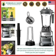 Blender Stainless Steel 64 Oz Capacity High Speed Countertop for Smoothies