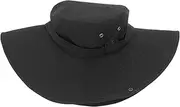 [VALICLUD] Men's Women's Fisherman Hat Travel Bucket Hat Breathable Sun Hat for Outdoor Activities Black
