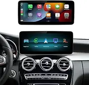 Autoabc Wireless Carplay/Android Car 12.3 Inch Touchscreen Multimedia Radio Receiver for Mercedes Benz NTG5.0 GLA CLA GLC Factory Car Radio Retain Original Amprifier Stereo Sound System HD 1920 x 720