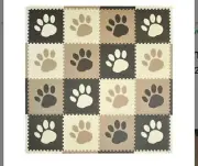 16PCS EVA Foam Kids Floor Play Mat Puzzle Interlocking Exercise Waterproof Paw