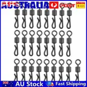 Q-shape Swivel Hanging Pesca Connector Terminal Barrel Tackle (25pcs) AU