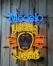 Modelo Lucha Libre Neon Light Sign Eco friendly