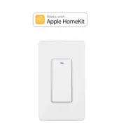 US WiFi Smart Light Wall Switch Single Pole Apple Homekit Siri Voice Control