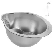 Household Vegetable Basin Rice Washing Basket Vegetable Wash Draining Basin