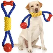 Interactive Dog Rope Toys Tug of War Tough Dog Toys for Large Medium & Small ...