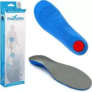 Footlogics Plantar Fasciitis Orthotic Insoles, Designed for Heel Pain and Pla...