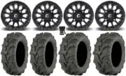Fuel Vector MB 14" Wheels 27" Mud Lite XTR Tires Polaris RZR XP 1000 / PRO XP