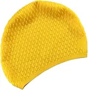 NOLITOY Elastic Swimming Cap for Women Silicone Material Long Hair Ear Protection Comfortable Fit for Pool and Beach Activities