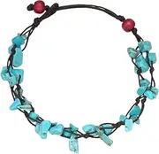 LIFKOME Ankle Jewelry Adjustable Anklet Female Fashion Stone Anklet Material Anklet Wax String Anklet Convenient Anklet Rings Gold Foot Ankle Chain Fashion Anklet Green