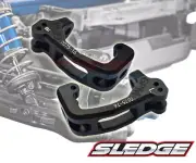 GPM SLE019 ALU FRONT C HUBS CARRIER FOR TRAXXAS RC 1/8 4WD SLEDGE MONSTER 95076