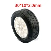 4pcs 30*10*2.0mm Rubber Car Tire 1:20 Toy Wheels Model Robot DIY RC Accessories