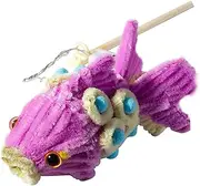 Chenille Pipe Cleaners for Crafts | Fish Lantern Plush Sticks,Colorful New Year Ornament Twisting Stick Set, Spring Festival Toy Fuzzy Stick Craft for Kids